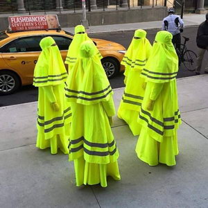 Хиджабы желтожилетные